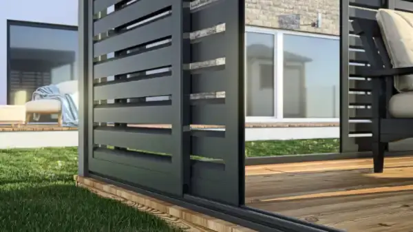 Prikaz kliznih aluminijskih grilja EUX Fly